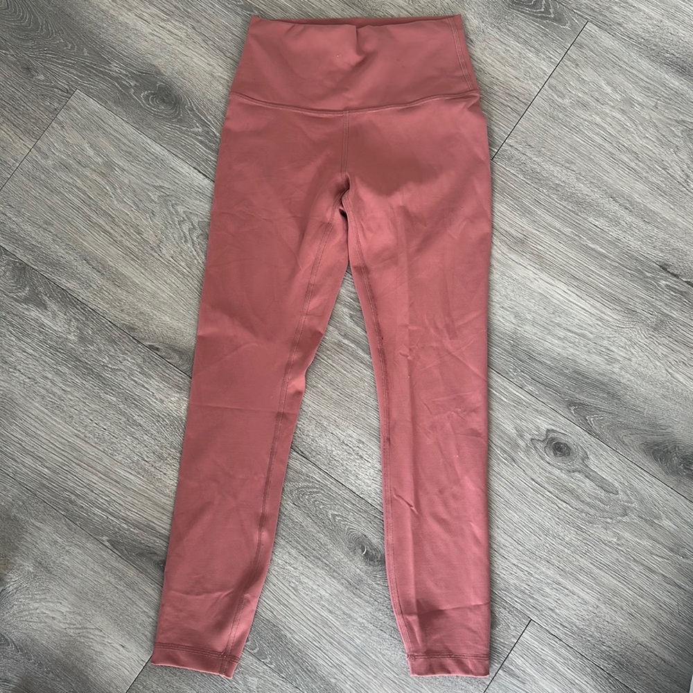 Lululemon Wunder Train High Rise Brier Rose